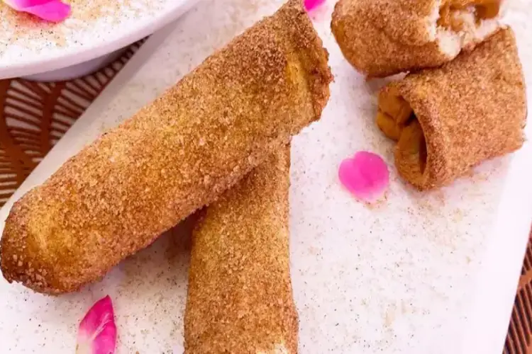 Receita de Churros de Pão de Forma na Air Fryer