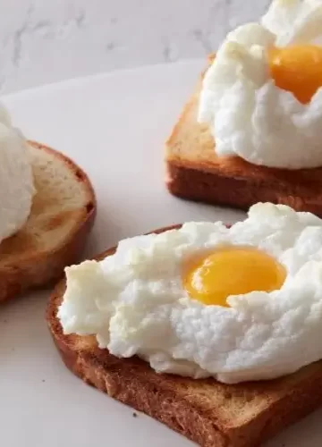 Receita de Cloud Eggs ovos em nuvem