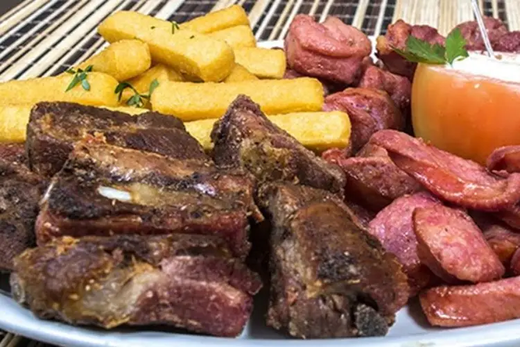 Receita de Costela com Linguiça na pressão