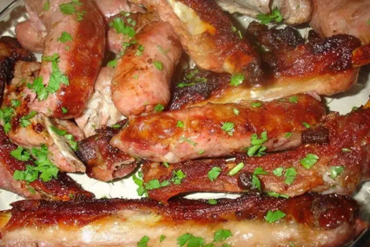 Receita de Costela na Pressão com Linguiça