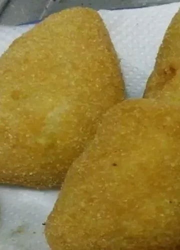 Coxinha de mandioca aipim