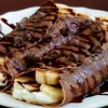 Receita de Crepe de Chocolate com Banana