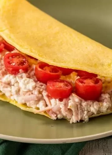 Receita de Crepioca com Presunto