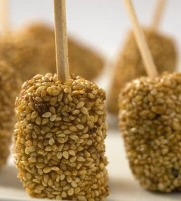 Receita de Croquete de frango no gergelim