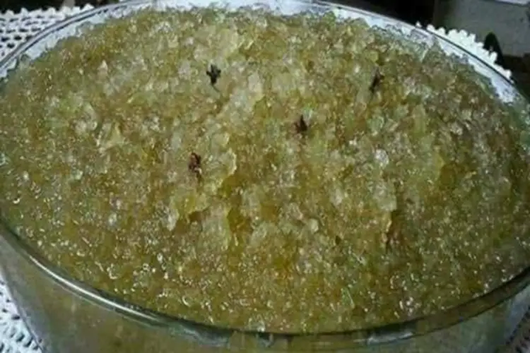 Receita de Doce de Mamão Verde Ralado