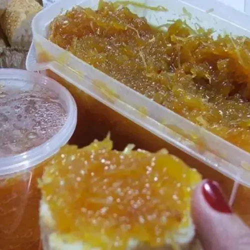 Doce de mamão com coco