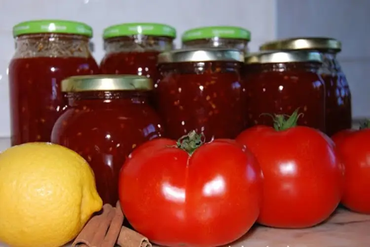 Receita de Doce de tomate