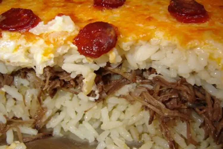 Receita de Empadão de Arroz no forno