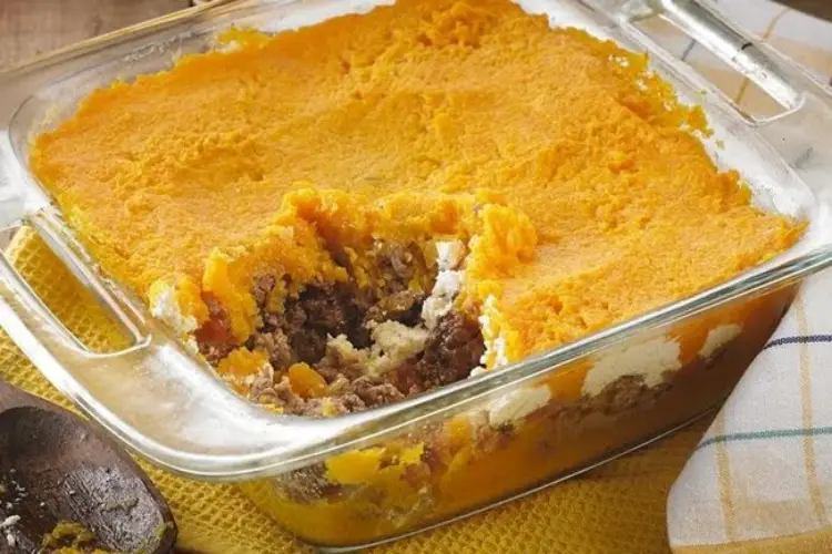 Receita de Escondidinho de Abóbora Com Carne