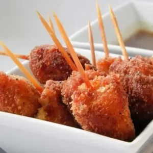Espetinho Crocante de Frango