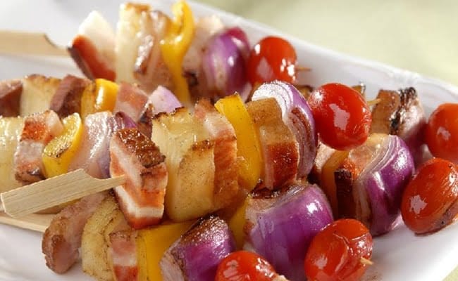 Receita de Espetinho de Bacon