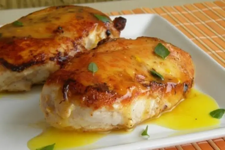 Receita de Filé de Frango com Molho Laranja