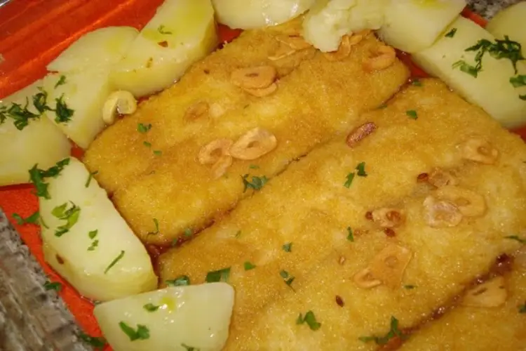 Receita de Filetes de peixe a Rosa do Adro