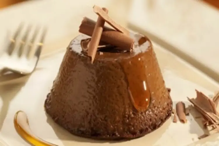 Receita de Flan de Chocolate