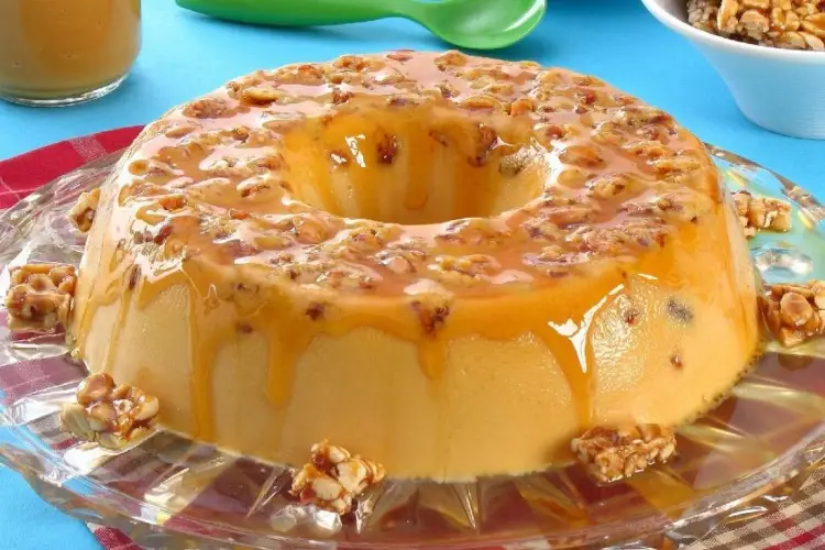 Flan pé de moleque