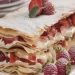 Folhado de chocolate e morango light