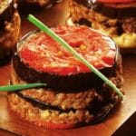 Receita de Forminha de carne moída com berinjela