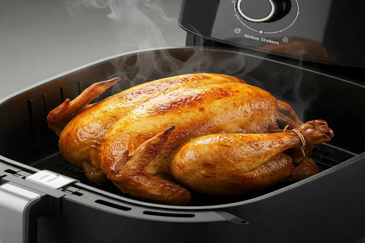 Frango Assado Inteiro na AirFryer