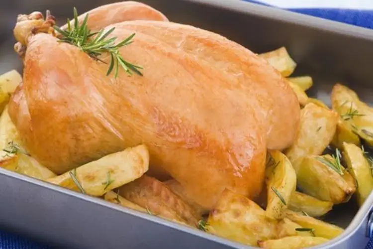 Receita de Frango Assado com Batata