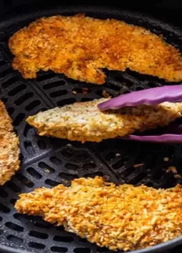 Frango Empanado na Air Fryer