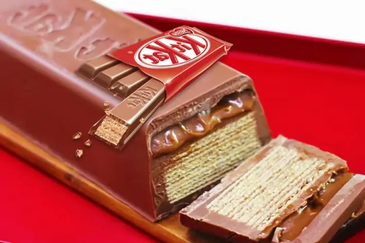 Receita de Kit Kat gigante