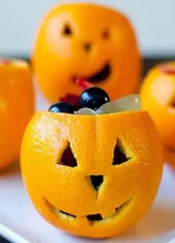 Laranjinhas de halloween