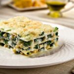 Receita de Lasanha ao Molho Branco Vegetariana