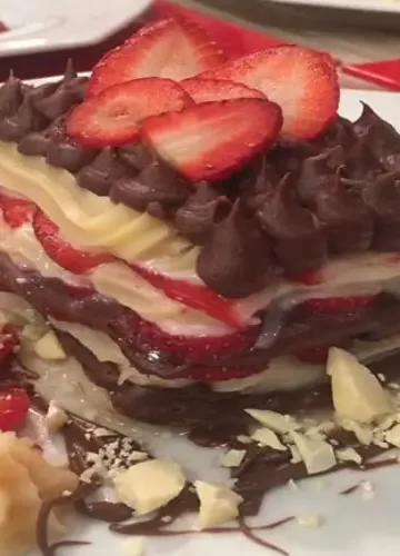 Receita de Lasanha de Brigadeiro