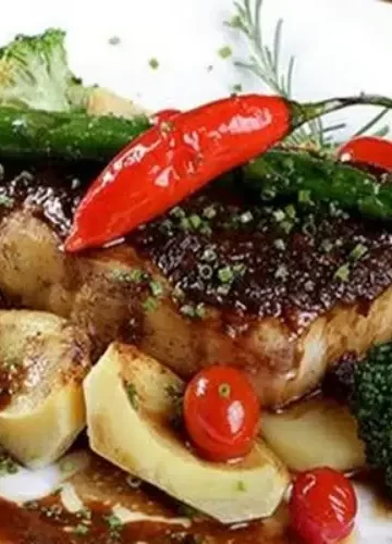 Linguado Cozido no Saquê