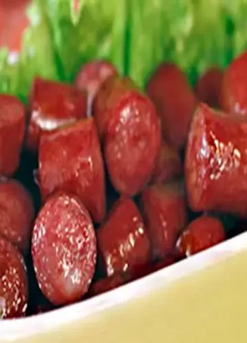 Linguiça Caramelizada na Sidra