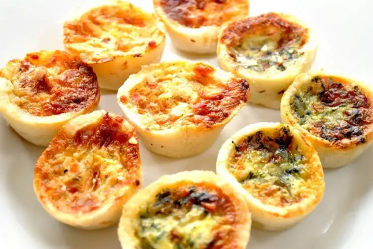 Receita de Mini Quiches