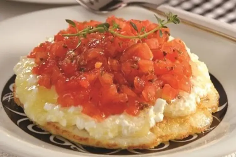 Receita de Mini Pizza de Arroz