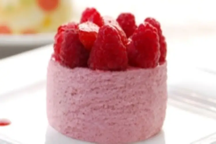 Receita de Mousse de Framboesa e Morango