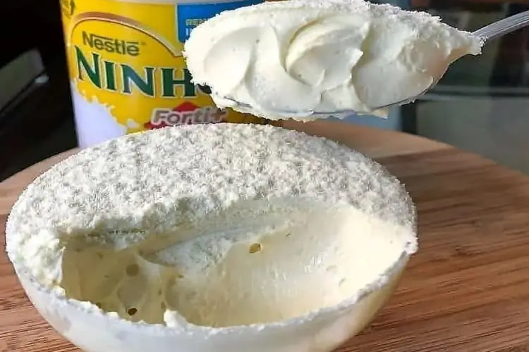 Receita de Mousse de Leite Ninho Simples