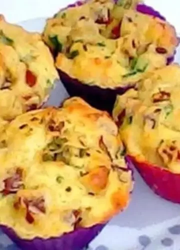Muffin de Queijo com Azeitonas