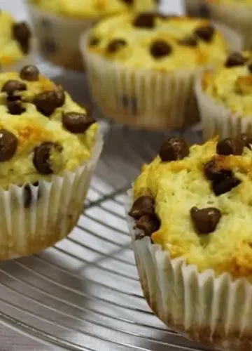 Receita de Muffins com Gotas de Chocolate