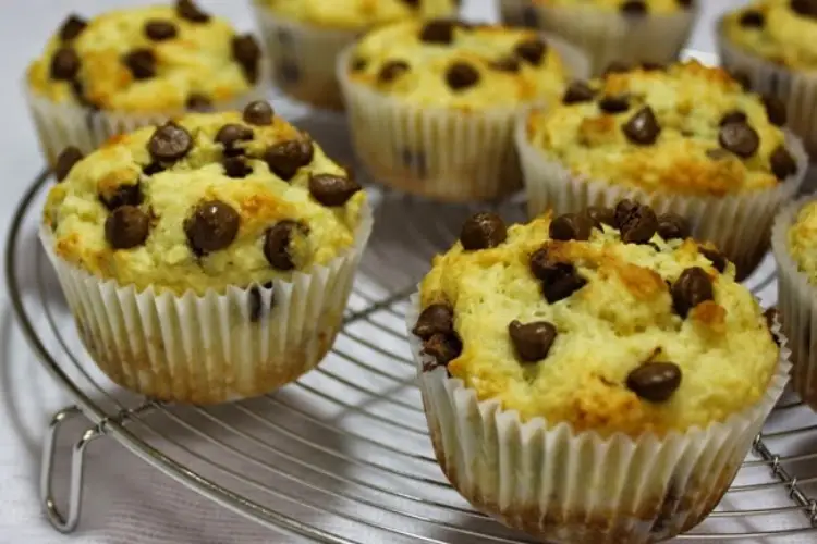 Receita de Muffins com Gotas de Chocolate