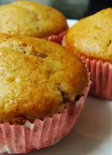 Muffins de maçã e iogurte