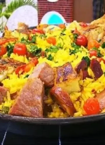 Receita de Paella Caipira