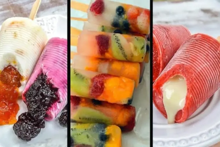 Receita de Paleta Mexicana com Frutas