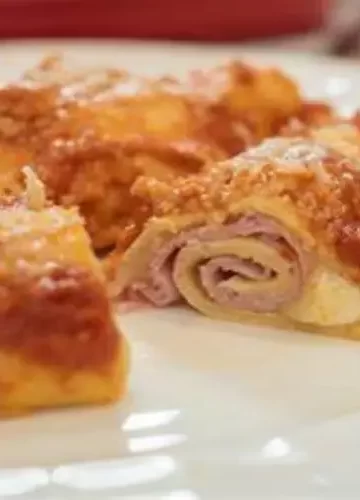 Panqueca Rápida de Presunto e Queijo