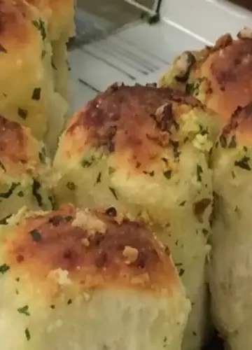 Receita de Pão de Bolinha de alho