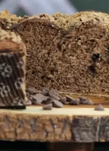 Receita de Pão de Chocolate com Cobertura