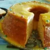 Receita de Pão de ló com molho de laranja