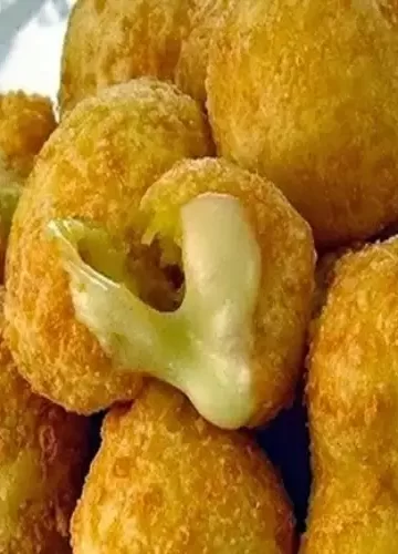 Receita de Pão de queijo frito