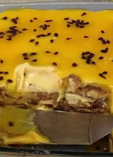 Receita de Pavê de Maracujá e Chocolate