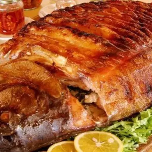 Receita de Peixe no forno recheado