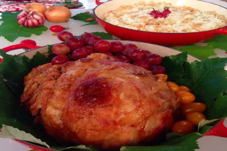 Receita de Pernil com Arroz de Festa