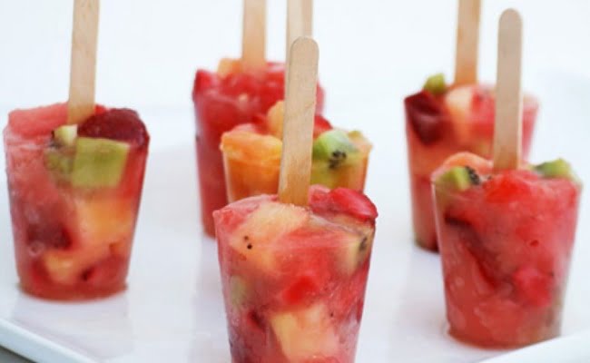 Receita de Picolé de Tutti frutti