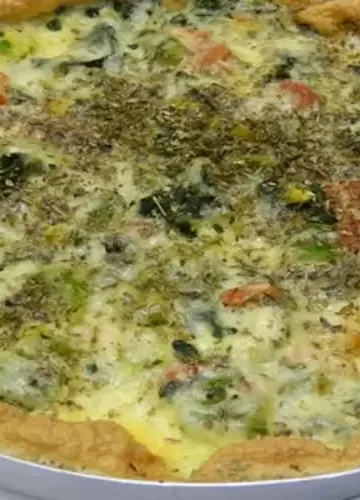 Pizza de ovo sem glúten